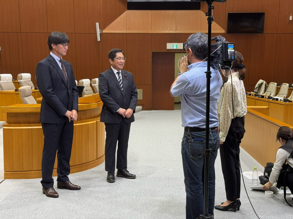 📺テレビ埼玉「ようこそさいたま市議会へ」インタビュー収録📺の様子2